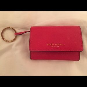 Henri Bendel keychain wallet/card holder
